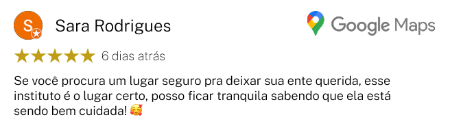 Avaliações da empresa no google maps